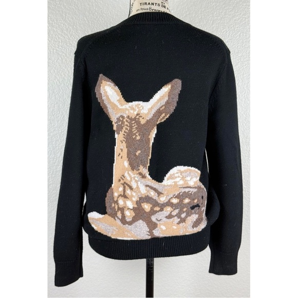 Burberry Deer Intarsia Wool Sweater, size Small - Picture 6 of 16